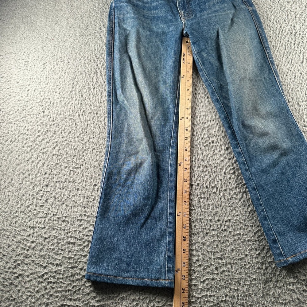 Mother Superior Jeans Womens 26 High Waisted Smokin Double Ankle‎ Blue - Picture 8 of 15